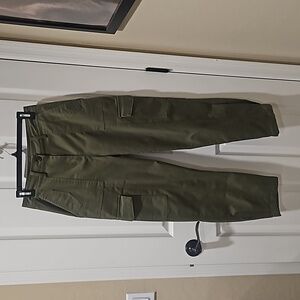 Jason Wu army green cargo pants.